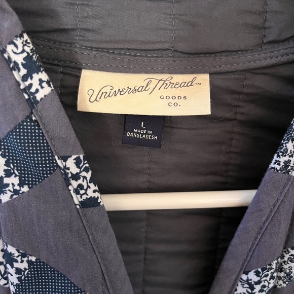 Universal Thread Blue Quilted Jacket - Picture 3 of 4